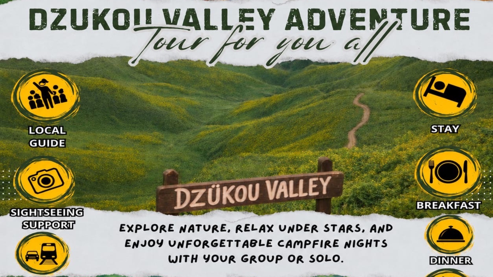 Group Trip Dzukou Valley