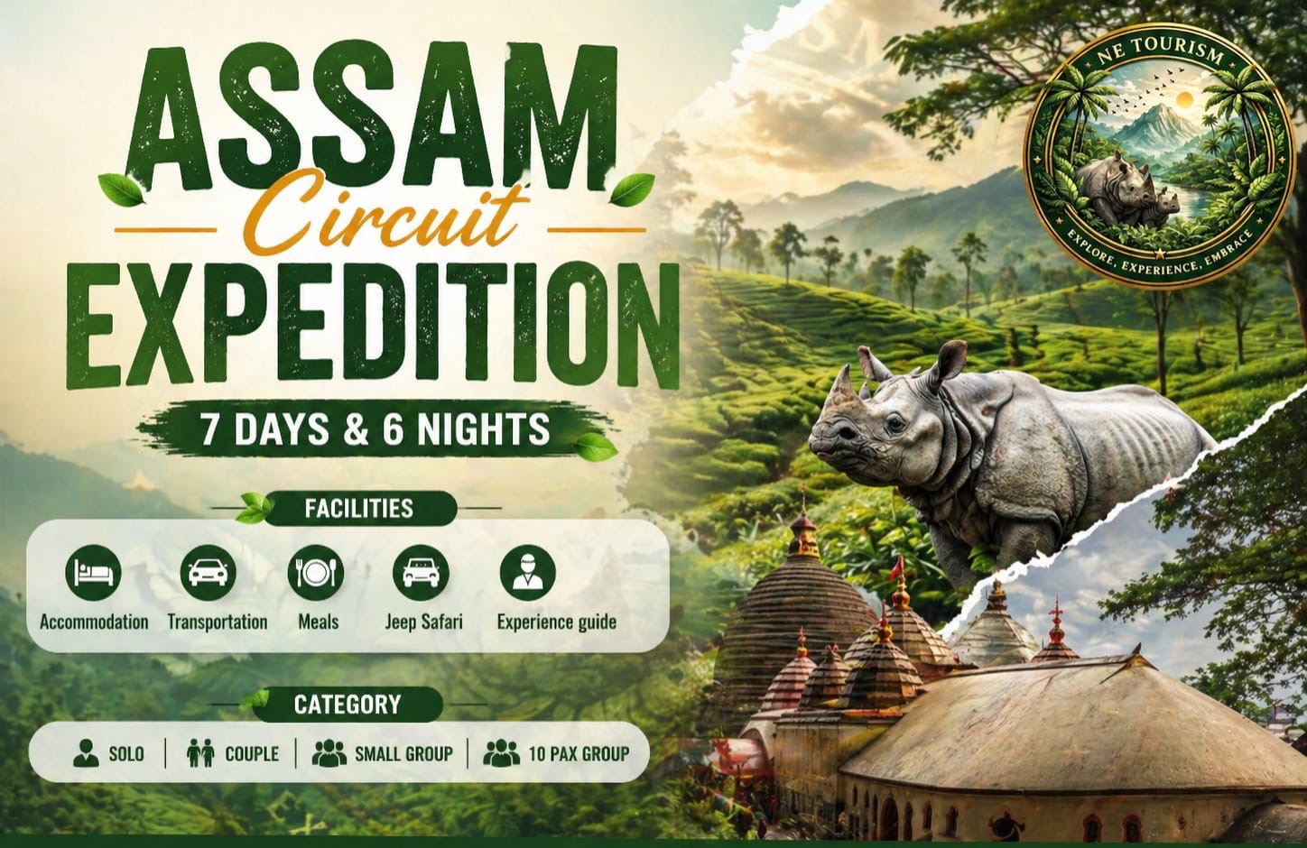 🌄 ASSAM EXPLORER CIRCUIT