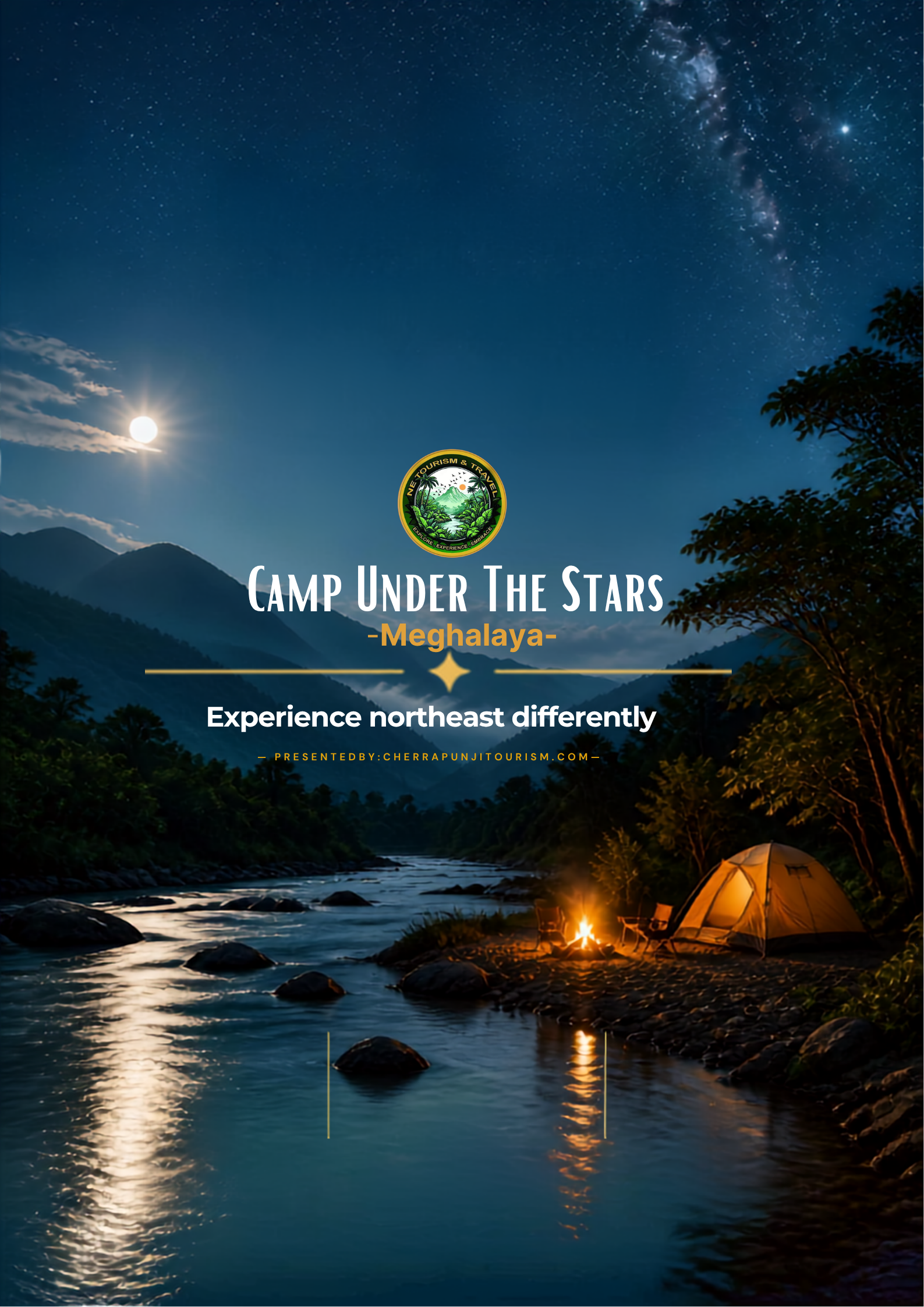 Camp Under the Stars| Meghalaya | Presented by Cherrapunjitourism.com