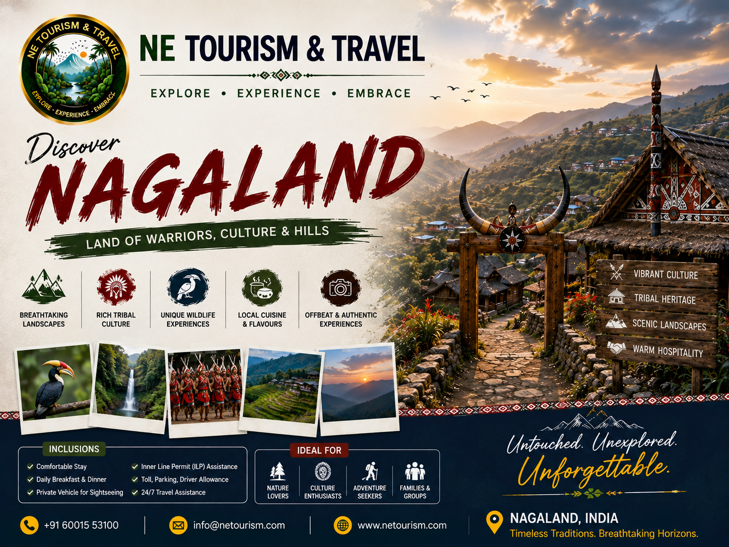 Nagaland Tour Package – Kohima, Khonoma & Dzukou Valley